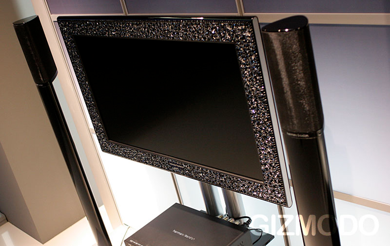 Illustration for article titled Harman Kardon Experimenting with Disco Finishes for its TVs